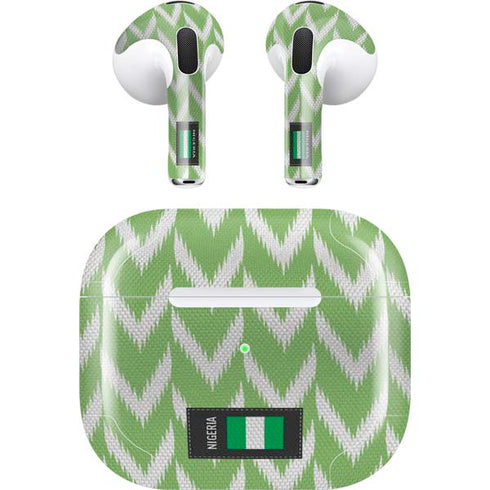 Nigeria Soccer Flag Apple AirPods (3rd Gen 2021) Skin